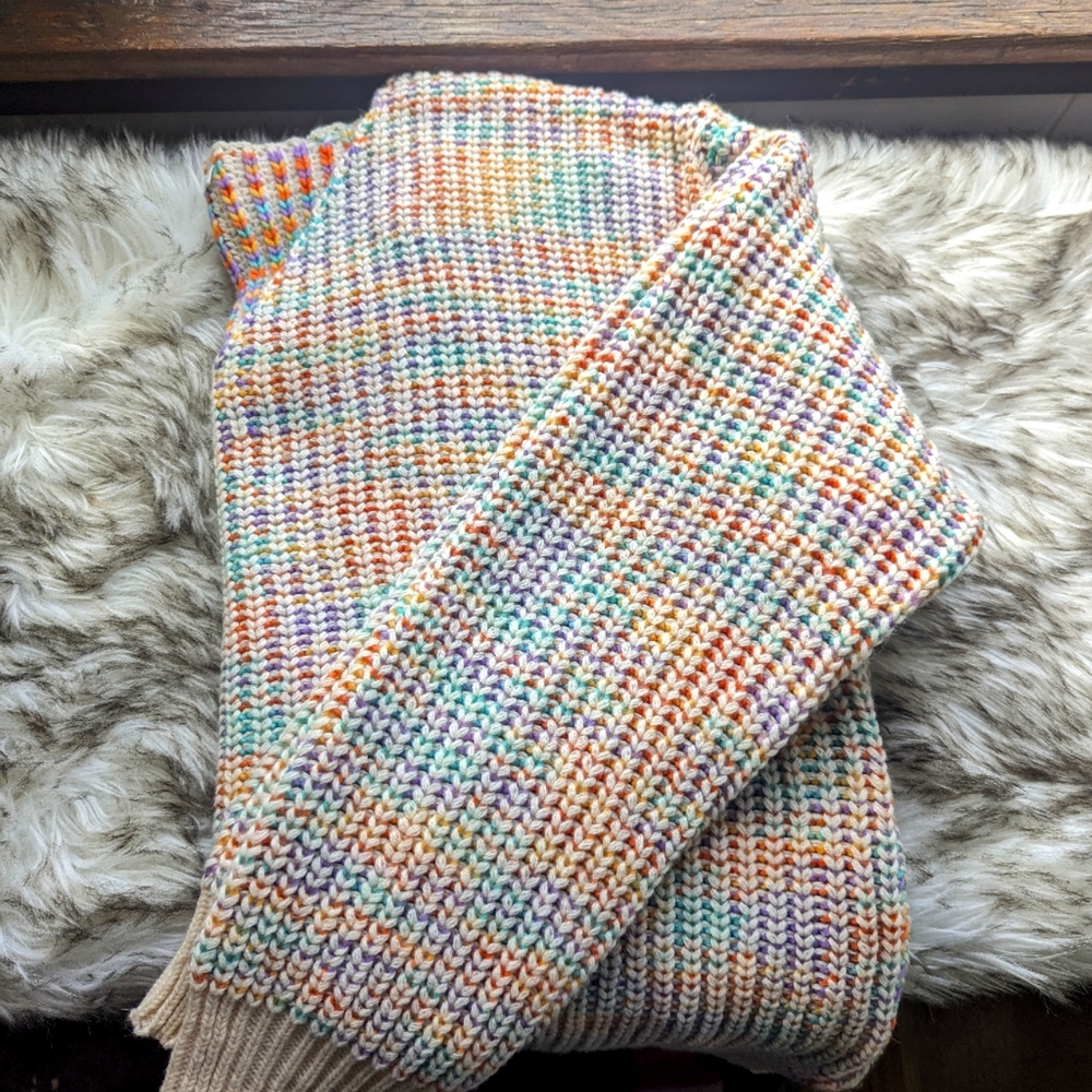 NWOT - multicolored knit sweater